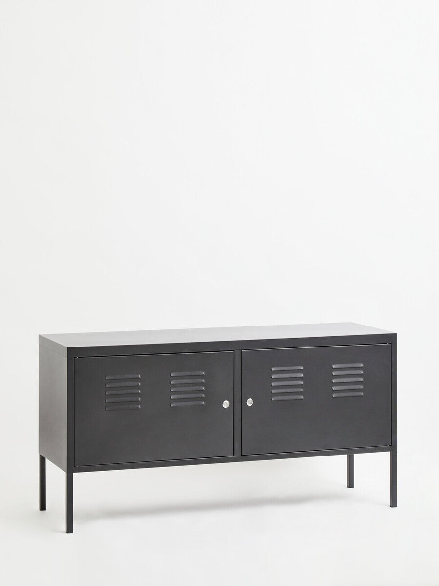Two Door Grey Locker Cabinet | Academy