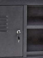 Two Door Grey Locker Cabinet | Academy
