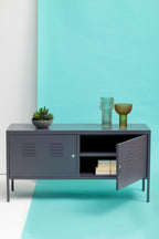 Two Door Grey Locker Cabinet | Academy
