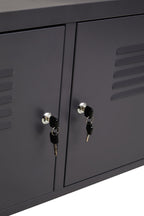 Two Door Grey Locker Cabinet | Academy