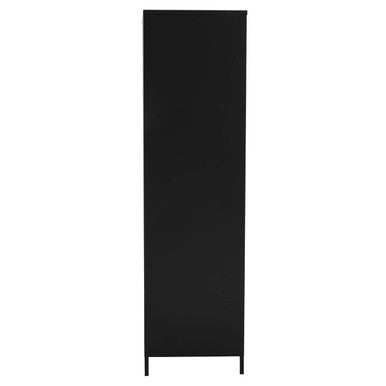 Black Two Door Locker Style Wardrobe | Academy