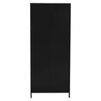 Black Two Door Locker Style Wardrobe | Academy