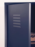 Black Two Door Locker Style Wardrobe | Academy