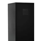 Black Two Door Locker Style Wardrobe | Academy
