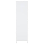 White Two Door Locker Style Wardrobe | Academy