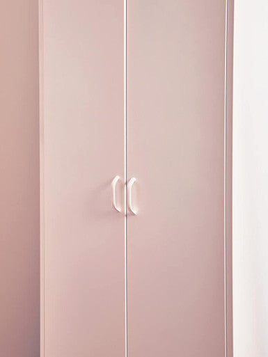 White Two Door Locker Style Wardrobe | Academy