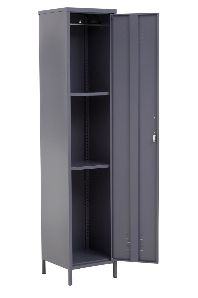 Grey Tall One Door Locker | Academy