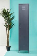 Grey Tall One Door Locker | Academy