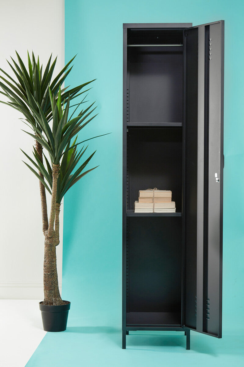 Grey Tall One Door Locker | Academy