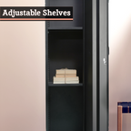 Grey Tall One Door Locker | Academy