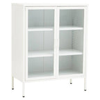 Two Door White Metal Cabinet | Acier