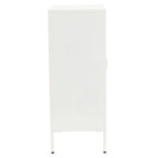 Two Door White Metal Cabinet | Acier