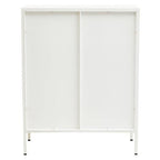 Two Door White Metal Cabinet | Acier