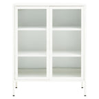 Two Door White Metal Cabinet | Acier