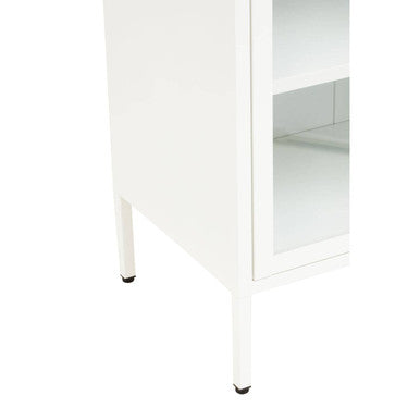 Two Door White Metal Cabinet | Acier