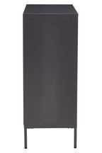 Two Door Grey Metal Cabinet | Acier