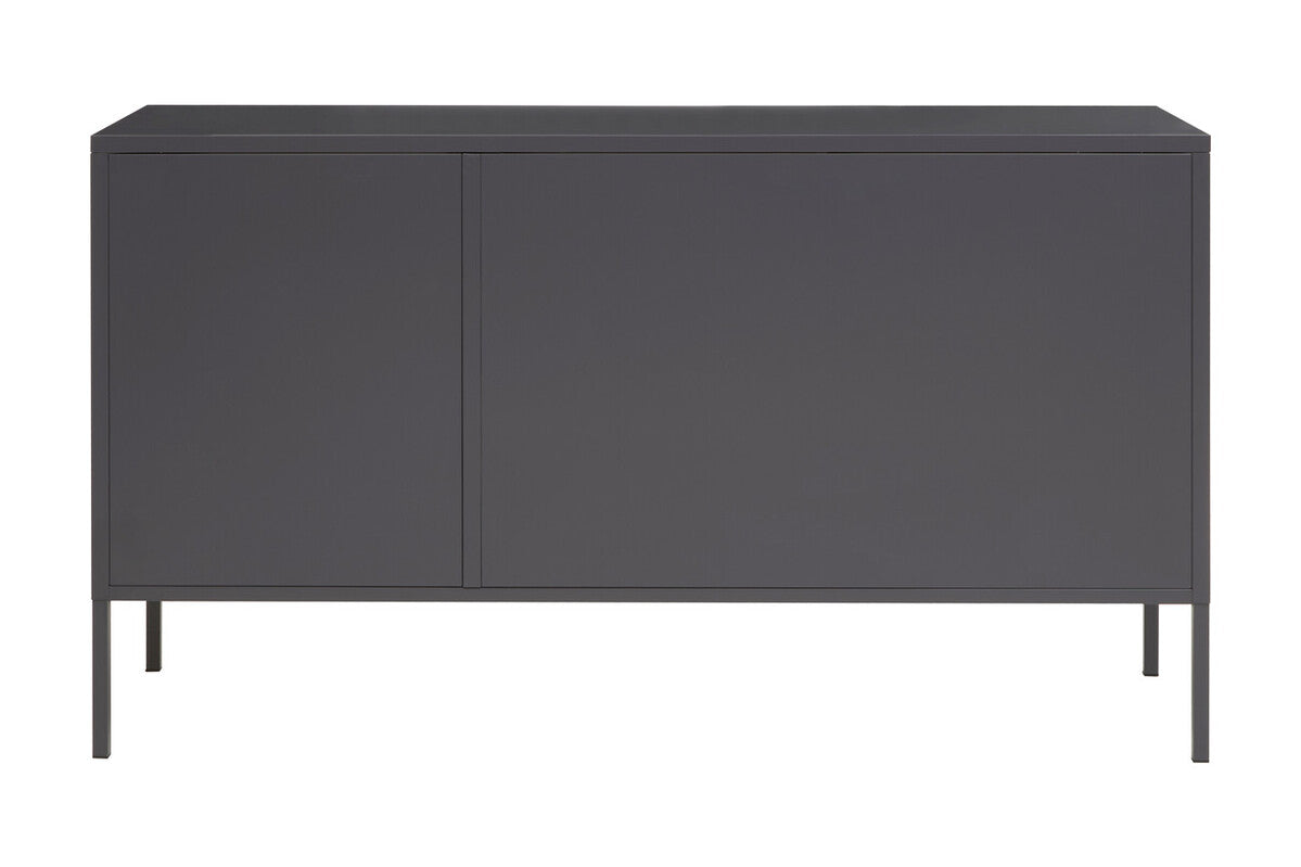 Three Door Grey Metal Sideboard | Acier