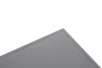 Grey Powder Coated Metal Coffee Table with Lower Mesh Display Shelf, Acero | Acero