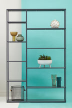 Grey Metal Multi Shelf Unit | Acero