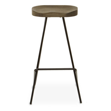 Elm Wood Bar Stool | District