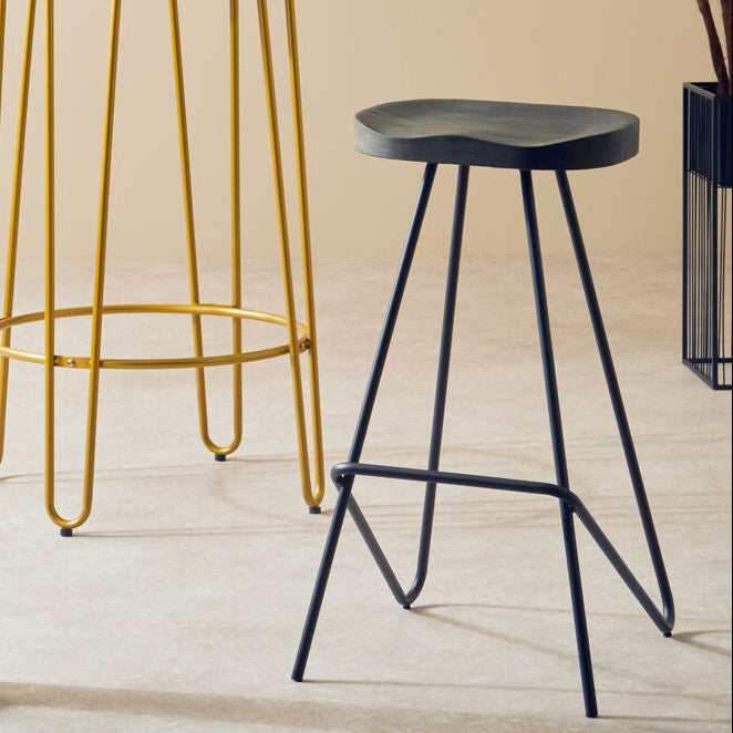 Elm Wood Bar Stool | District