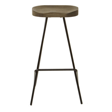 Elm Wood Bar Stool | District