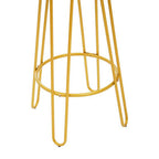Gold Finish Metal Frame Bar Stool | District