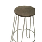 Barstool with Silver Metal Legs | District