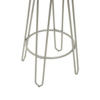 Barstool with Silver Metal Legs | District