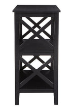 Two Shelf Black Bookcase | Heritage