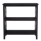 Two Shelf Black Bookcase | Heritage