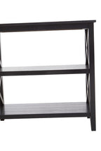 Two Shelf Black Bookcase | Heritage
