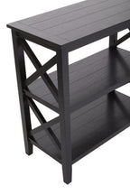 Two Shelf Black Bookcase | Heritage