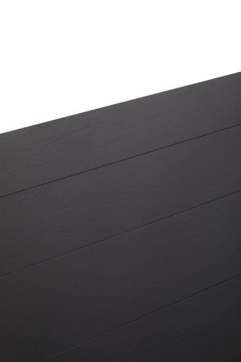 Two Shelf Black Bookcase | Heritage