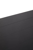 Two Shelf Black Bookcase | Heritage