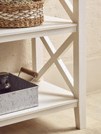 Two Shelf White Bookcase | Heritage