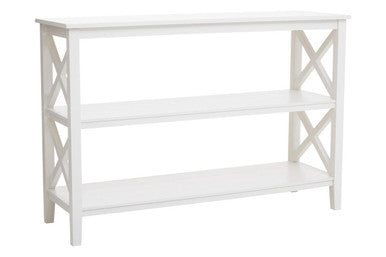 Two Shelf Large White Bookcase | Heritage