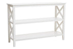 Two Shelf Large White Bookcase | Heritage