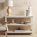 Two Shelf Large White Bookcase | Heritage