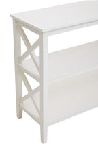 Two Shelf Large White Bookcase | Heritage