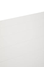 White Wooden Rectangular Coffee Table with Lower Shelf and X Frame Side Panels | Heritage