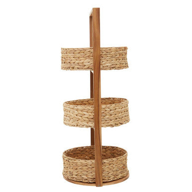 3 Tier Water Hyacinth Storage Caddy | Arles