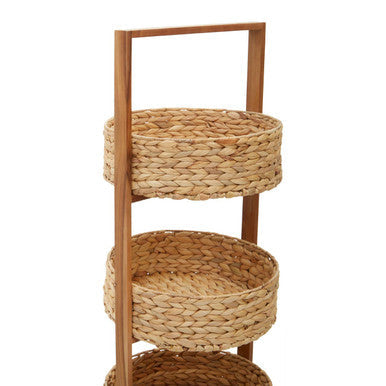 3 Tier Water Hyacinth Storage Caddy | Arles