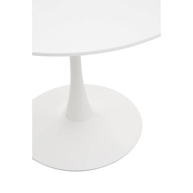 White Small Round Dining Table | Laila