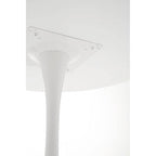 White Small Round Dining Table | Laila
