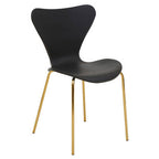 Dining Chair with Black Seat | Laila