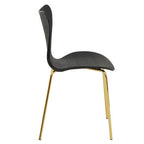 Dining Chair with Black Seat | Laila