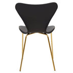 Dining Chair with Black Seat | Laila