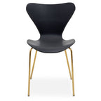 Dining Chair with Black Seat | Laila