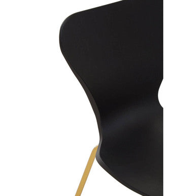 Dining Chair with Black Seat | Laila